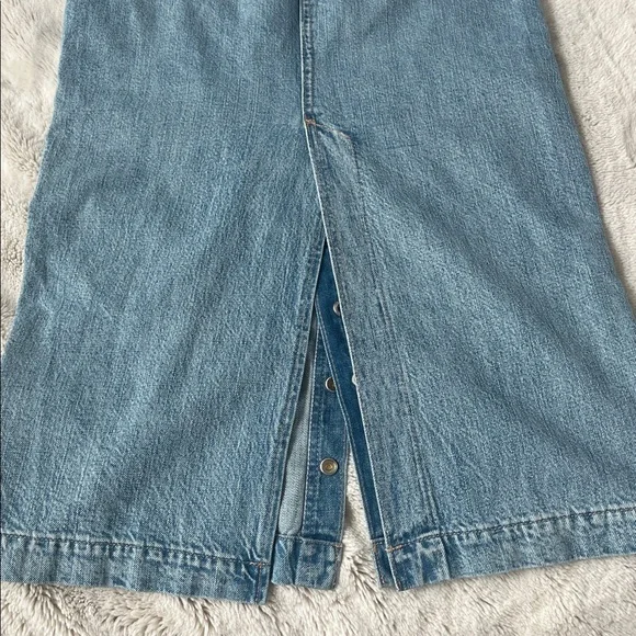 We The Free Astoria Denim Maxi Skirt Sz- 26